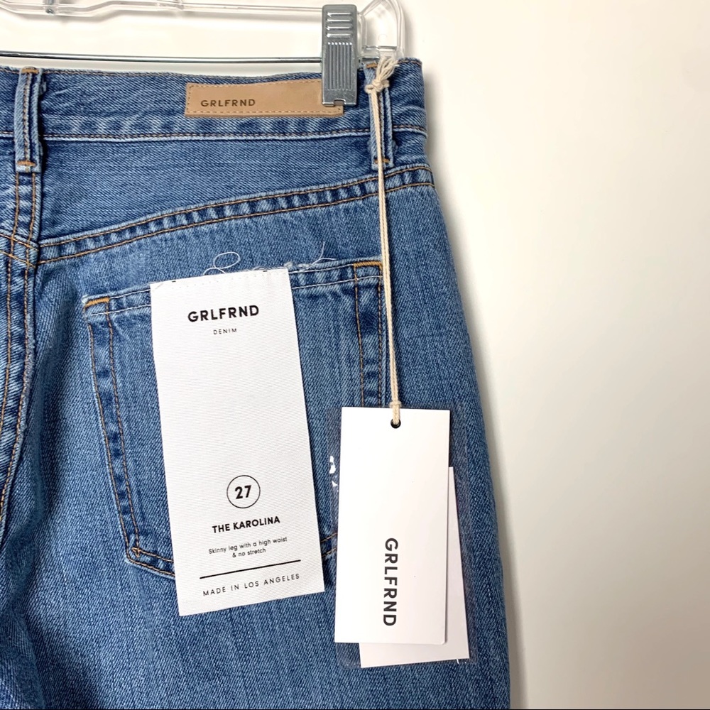 GRLFRND Karolina Skinny Jeans in Forget Me Never - Picture 7 of 7